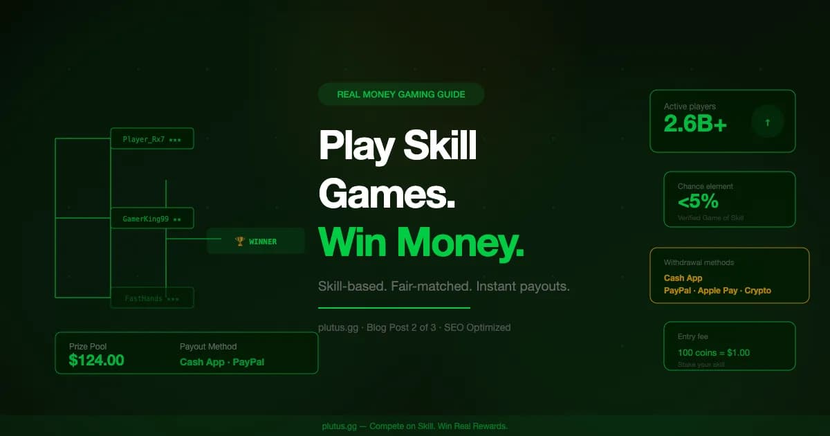 Play Skill-Based Games & Win Real Money on Plutus | 2026 Guide