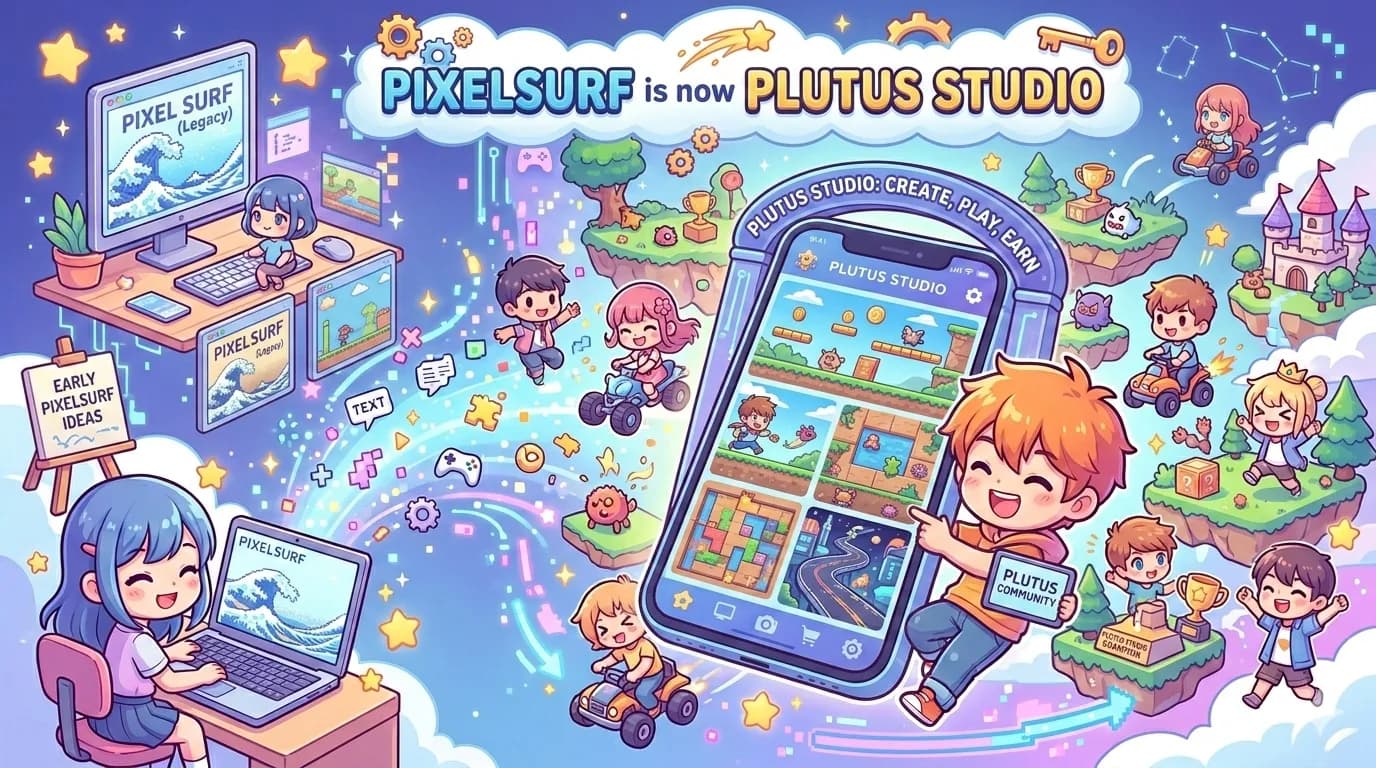 Pixelsurf is Now Plutus Studio
