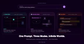 Plutus Studio: Build Arcade Games, World Sims, and AI Chats — All in One Place